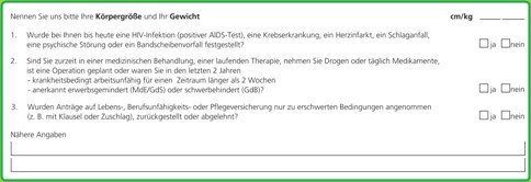 Eine Berufsunfhigkeitsversicherung mit vereinfachten Gesundheitsfragen bietet der Volkswohl Bund bis 31.12.2014 an.